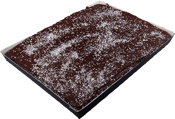 Chokoladekage med glasur